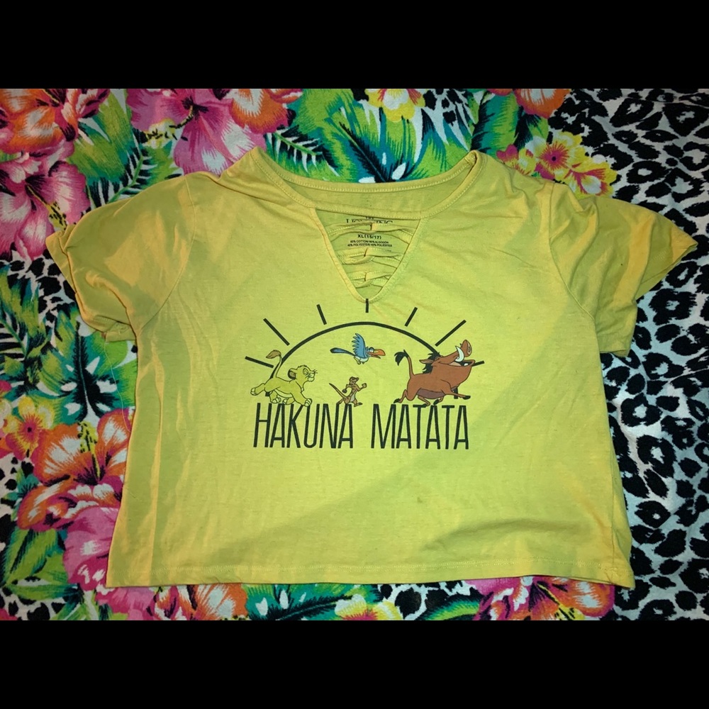 LION KING DISNEY CROP TOP